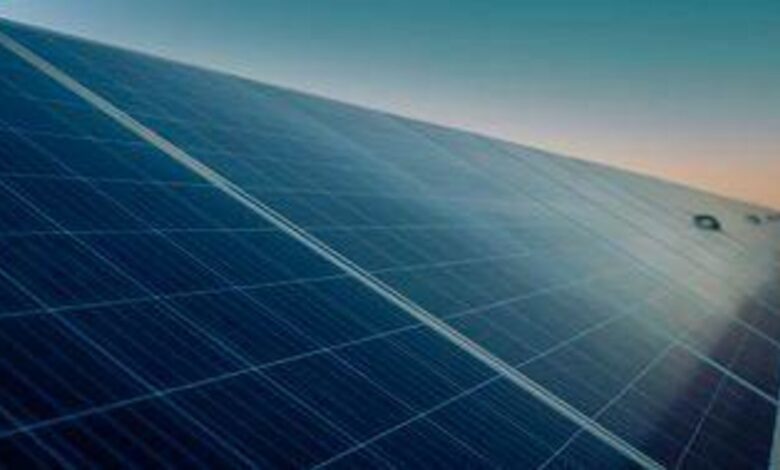 أحد مشاريع الطاقة الشمسية لشركة أكوا باور السعودية