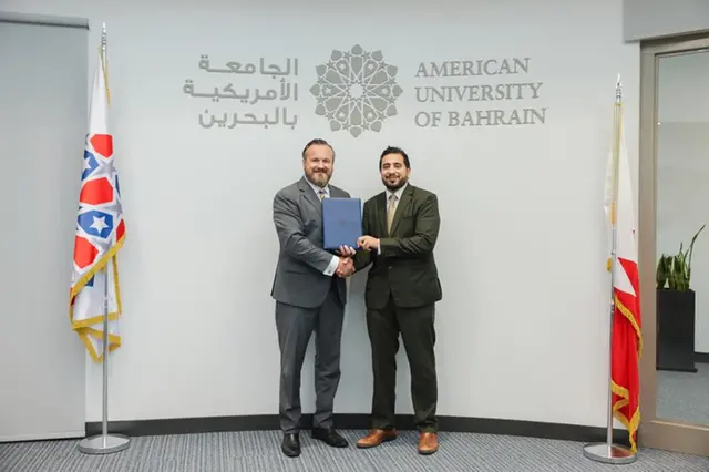توقيع اتفاقية بين الجامعة الأمريكية في البحرين ومنظمة "AIESEC" العالمية للشباب