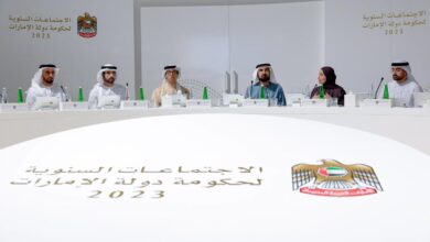 الشيخ محمد بن راشد خلال الاجتماعات السنوية لحكومة الإمارات