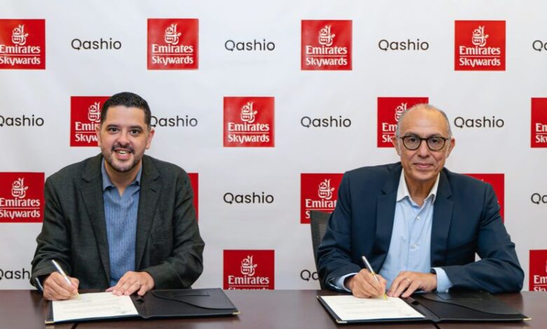 Qashio الإماراتية تبرم شراكة مع Emirates Skywards