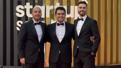 From left to right Hatem Farag - Amr Gamal - Ziad ElAdawy