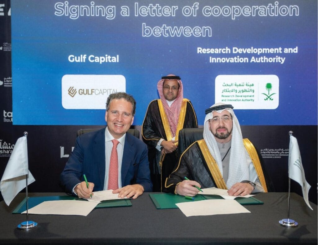 Saudi Research Development and Innovation Authority (RDIA) and Gulf Capital sign US$100 million investment partnership to support the Saudi technology and innovation sector