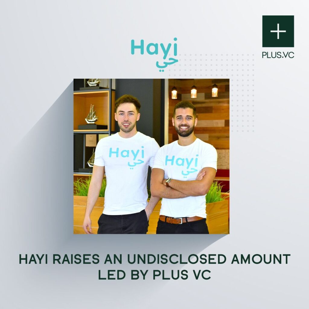 اعلنت شركة Plus Venture Capital المتخصصة في دعم الشركات الناشئة؛ عن نجاحها في تأمين جولة تمويل أولي لتطبيق شركة حّي بدولة الإمارات، بمشاركة من مستثمرين في منطقة الشرق الأوسط.