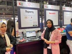 DHIYANA, a representative of the UAE-based company BSPARQ, stated that their company provides technical services for entrepreneurs and startups.