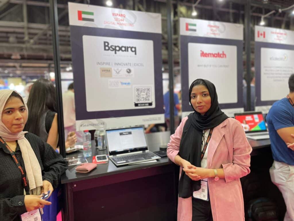 قالت ديانا أحد ممثلي شركة BSPARQ الإماراتية، إن شركتها التي تتخذ دولة الإمارات مقرا لها، تقوم بتقديم خدمات تقنية لرواد الأعمال والشركات الناشئة، تتضمن خدمات تسويقية وكتابة المحتوى علي مواقع السوشيال ميديا و دعم الانتشار على مواقع محركات البحث "جوجل".