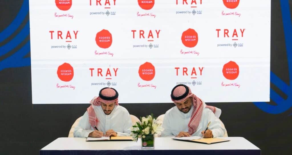 Cookies N’ Cream  وSaudiSoft يوقع اتفاقيات شراكات استراتيجية مع TRAY في معرض سيمليس السعودية