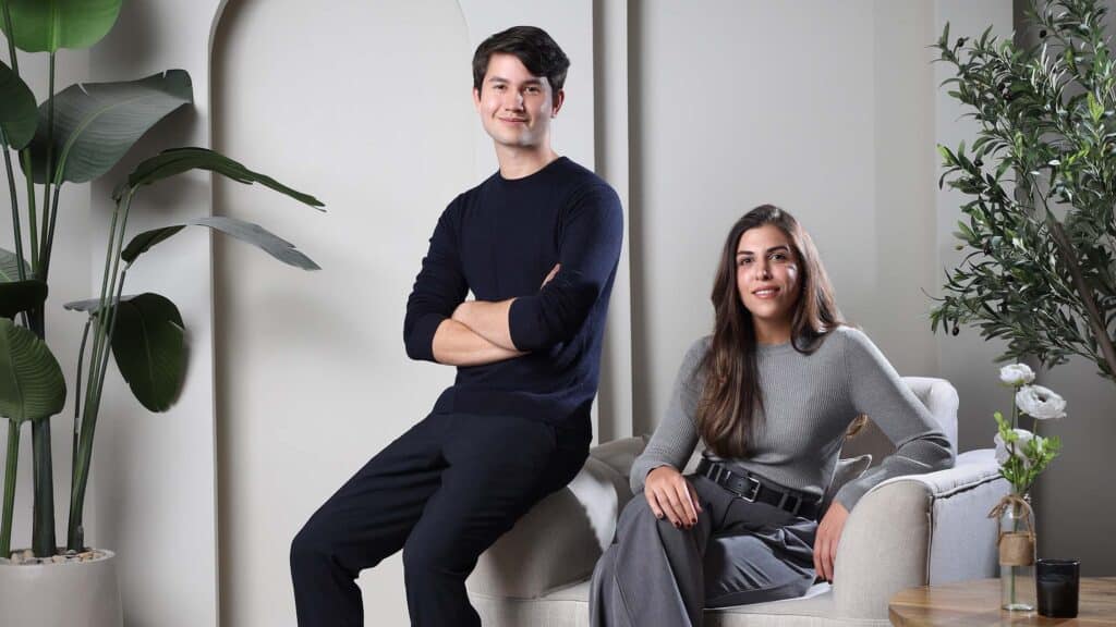 Lawrence Ong and Christina Khalife, Co-founders of Arable.