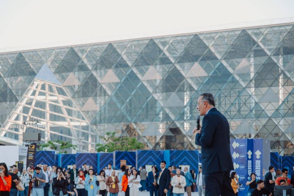 Under the patronage of Prime Minister Dr. Mostafa Madbouly, the Ministerial Group for Entrepreneurship, the Ministry of Planning, and the Ministry of International Cooperation, RiseUp Summit 2025 kicked off at the Grand Egyptian Museum with wide participation from entrepreneurs and investors.