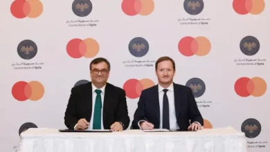 ماستركارد توقع مذكرة تفاهم مع مصرف سورية المركزي لتطوير منظومة المدفوعات الرقمية