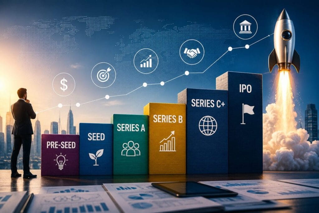 جولات الاستثمار في الشركات الناشئة 