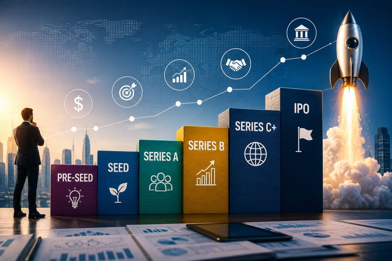 جولات الاستثمار في الشركات الناشئة.. كيف تبدأ وإلى أين تنتهي؟